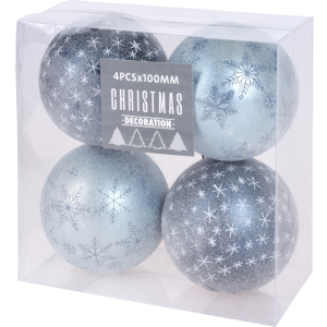 Набір ялинкових куль Christmas Decoration 4 шт (CAN213230) рейтинг