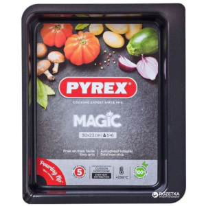 Форма прямокутна для випічки Pyrex Magic 30 х 23 см Прямокутна Чорна (MG30RR6) в Івано-Франківську