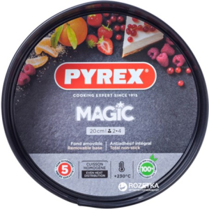 Форма круглая для выпечки с разъёмной чашей Pyrex Magic20 см Круглая Черная (MG20BS6) в Ивано-Франковске