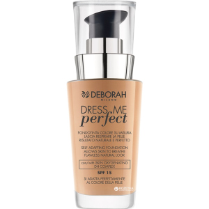 Тональна основа Deborah Dress me Perfect SPF 15 № 03 30 мл (8009518230123) краща модель в Івано-Франківську