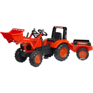 Детский трактор Falk 2060AM Kubota на педалях Красный (2060AM) (3016202060145) в Ивано-Франковске