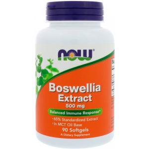 Натуральний екстракт NOW Boswellia Extract 500 мг 90 капсул (733739049360) краща модель в Івано-Франківську