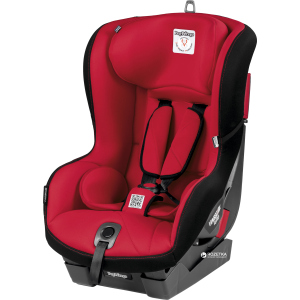 Автокресло Peg-Perego Viaggio 1 Duo-Fix K Rouge Черное с красным (IMDA020035DX13DX79) (8005475359471) лучшая модель в Ивано-Франковске