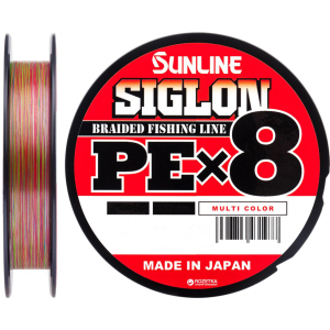 Шнур Sunline Siglon PE х8 150 м # 0.6/0.132 мм 4.5 кг Разноцветный (16580999)