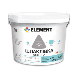 Фінішна шпаклівка "ELEMENT" 15 кг краща модель в Івано-Франківську