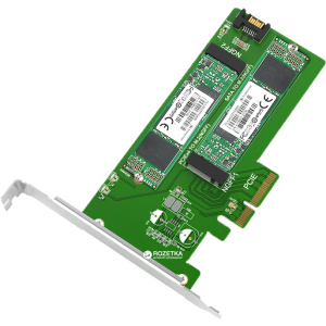 Адаптер Maiwo Multi-Size PCI-E to M.2 PCIe SSD / SATA to M.2 SATA SSD (KT015) в Ивано-Франковске