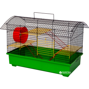 Клітина для гризунів Лорі Біг Вагон 40.5 х 61 х 39.5 см Зелена (4823094302371) в Івано-Франківську