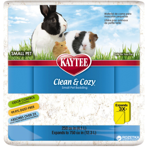 Підстилка для гризунів Kaytee Clean&Cozy White Біла Целюлозний поглинаючий 620 г (4.1 л) (071859946290) ТОП в Івано-Франківську