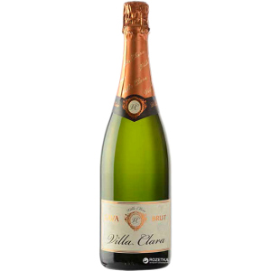 Вино ігристе Villa Clara Cava Brut біле сухе 0.75 л 11.5% (8421414319038) краща модель в Івано-Франківську