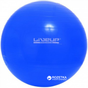 Фітбол LiveUp Gym Ball 65 см Blue (LS3221-65b) краща модель в Івано-Франківську