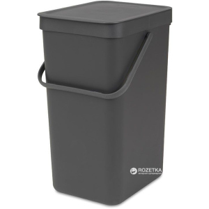 Ведро для мусора Brabantia Sort&Go 16 л Grey (109966)