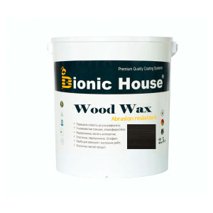 Краска для дерева WOOD WAX Bionic-House 2,5л Черное дерево А120