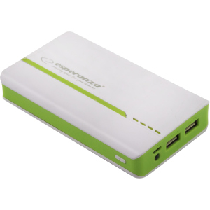 УМБ Esperanza 11000 mAh White/Green (EMP107WG)