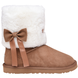 Угги UGG Classic Short Fur Bow 117015 36 Chestnut в Ивано-Франковске