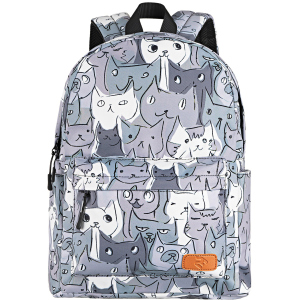 Рюкзак 2E TeensPack 13" Cats Grey (2E-BPT6114GC)