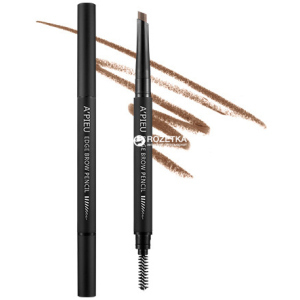 Карандаш для бровей A'pieu Edge Brow Pencil Средне-коричневый 0.35 г (8806185751834) лучшая модель в Ивано-Франковске