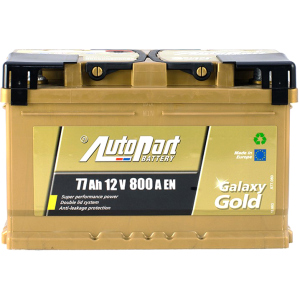 Автомобільний акумулятор Autopart 77 Ah/12V Galaxy Gold Ca-Ca (0) (ARL077-GG0) краща модель в Івано-Франківську