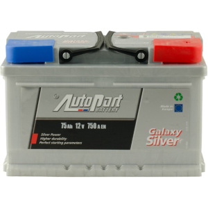 Автомобильный аккумулятор Autopart 75 Ah/12V sb Galaxy Silver (0) (ARL075-GAL0) лучшая модель в Ивано-Франковске