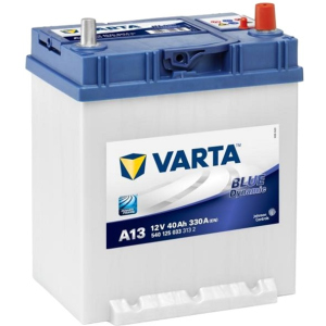 Автомобільний акумулятор Varta Blue Dynamic 40А Єв Тонка клема (-/+) ASIA A13 (330EN) (540125033) краща модель в Івано-Франківську