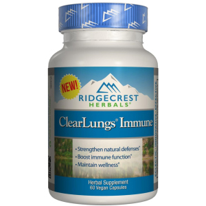 Натуральная добавка RidgeCrest Herbals Clear Lungs Immune 60 гелевых капсул (355724001391) ТОП в Ивано-Франковске