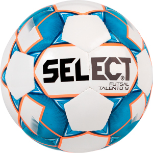 М'яч футзальний Select Futsal Talento 13 (346) Whire-Blue (5703543187140) краща модель в Івано-Франківську