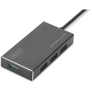 USB-хаб Digitus USB 3.0 Hub 4 порта Black (DA-70240-1) ТОП в Ивано-Франковске