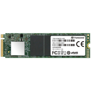 Transcend MTE110S 512GB M.2 2280 PCIe 3.0 x4 3D NAND TLC (TS512GMTE110S) надежный