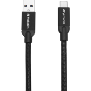 Кабель Verbatim USB-C - USB-A 1 м Черный (48871) ТОП в Ивано-Франковске