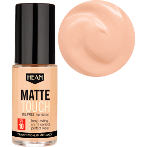 Основна основа Hean Matte Touch foundation 002 натуральний 30 мл (5907474472300) ТОП в Івано-Франківську