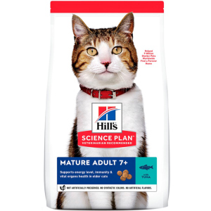 Сухий корм для літніх кішок старше 7 років Hill's Science Plan Feline Mature Adult 7+ - 1.5 кг (604101) краща модель в Івано-Франківську