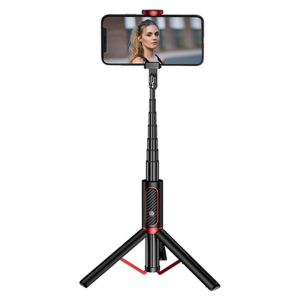 Селфі палиця зі штативом та Bluetooth кнопкою JOYROOM Phantom Series Tripod AB202. Black ТОП в Івано-Франківську