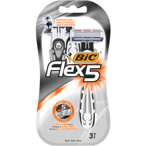 Бритва BIC Flex 5 Dispo 3 шт (3086123492868) краща модель в Івано-Франківську