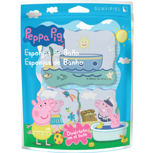 Губка для душу Suavipiel Peppa Pig Свинка Пеппа 3 шт (8410262500576) в Івано-Франківську