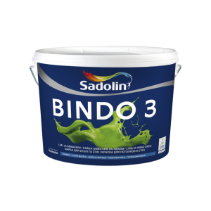 Краска для стен и потолков Sadolin Bindo 3 BW 10 литров лучшая модель в Ивано-Франковске