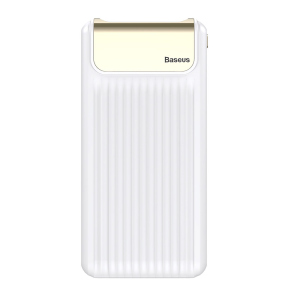 Power bank Baseus Quick Charge 3.0 с ЖК дисплеем 10000 mah White лучшая модель в Ивано-Франковске