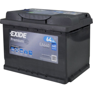 Автомобільний акумулятор Exide Premium 6СТ-64 (EA640) 64 Аг (-/+) Euro 640 А (EA640) краща модель в Івано-Франківську