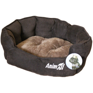 Лежанка для собак и кошек AnimAll Ат 1123 Royal M Chocolate 53 x 47 x 21 см (2000981181123) лучшая модель в Ивано-Франковске