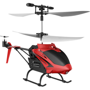 Вертолет Syma S5H 2.4 ГГц 23 см со светом, барометром и гироскопом Red (S5H_red) (6946702902980) лучшая модель в Ивано-Франковске