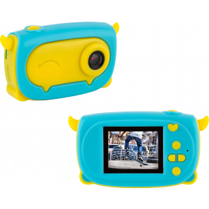 Цифровой детский фотоаппарат Atrix Tiktoker 9 20 Mp 1080p Blue (cdfatxtt9bl) ТОП в Ивано-Франковске