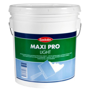 Легка шпаклівка для внутрішніх робіт Sadolin Maxi Pro Light Білий 17 л ТОП в Івано-Франківську