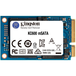 купить Kingston SSD KC600 512GB mSATA SATAIII 3D NAND TLC (SKC600MS/512G)