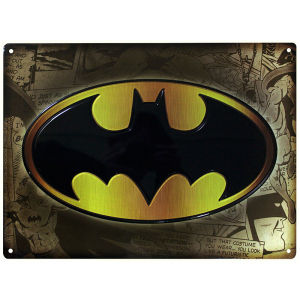 Металева картина ABYstyle DC Comics Batman (28x38) (ABYPLA012) ТОП в Івано-Франківську