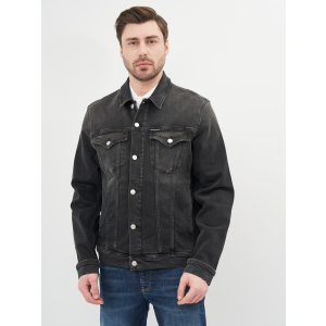 Джинсова куртка Calvin Klein Jeans Foundation Jacket J30J317247-1BY L Denim Black (8719853601426) краща модель в Івано-Франківську