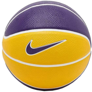 Мяч баскетбольный Nike PLAYGROUND 4P L JAMES N.000.2784.728.07 Размер 7 Amarillo/White/White/Field purple (887791374714)