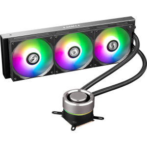 Система рідинного охолодження Lian Li Galahad AIO 360 Black Liquid Cooler with RGB (G89.GA360B.00) ТОП в Івано-Франківську