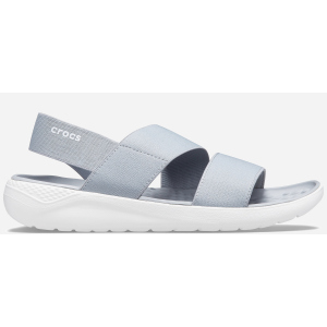 Сандалії Crocs Jibbitz Womens LiteRide Stretch Sandal 206081-00J-W7 37-38 23.8 см Light Grey/White (9001057683704_191448503915) ТОП в Івано-Франківську