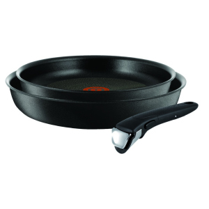 Набор сковород Tefal Ingenio Expertise 24 и 28 см + съемная ручка (L6509205) ТОП в Ивано-Франковске