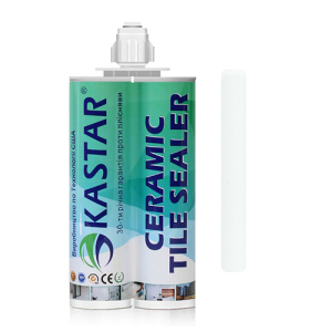 хорошая модель Двухкомпонентная эпоксидная фуга затирка Kastar Ceramic Tile Sealant Снежно-белый, 400мл.