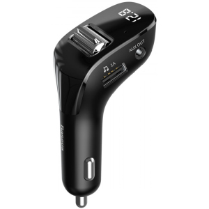 FM-трансмиттер Baseus Streamer F40 Bluetooth FM Launcher 15W 2 USB (CCF40-01) лучшая модель в Ивано-Франковске