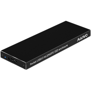 Зовнішня кишеня Maiwo для M.2 SSD (NGFF) SATA - USB 3.0 (K16N black) в Івано-Франківську